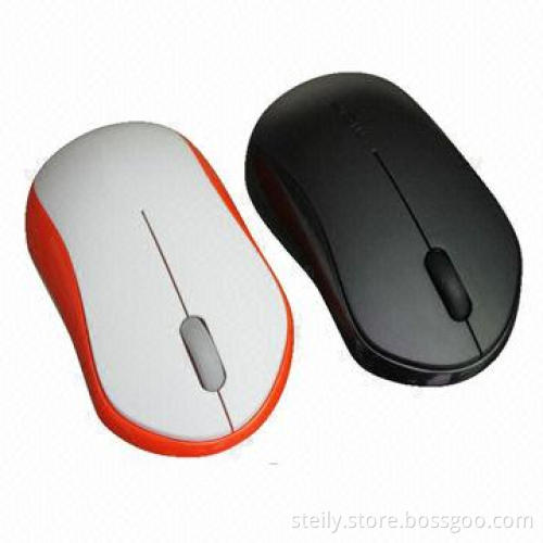 2.4GHz Wireless Optical Mouse, Measures 100 x 62 x 40mm, with 1600DPI Resolution